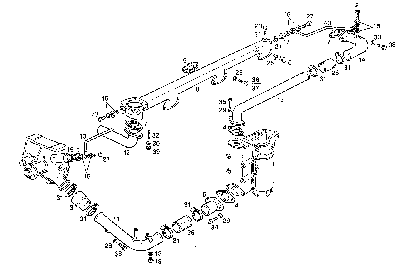 WATER LINES - 8361SRi11.05 8361SRi11 parts diagram