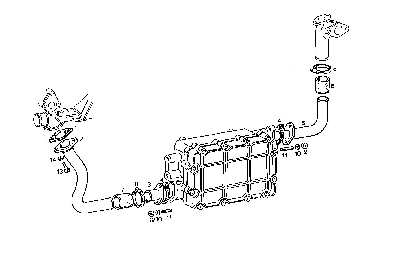 WATER LINES - 8210SRi25.00A520 8210SRi25 parts diagram