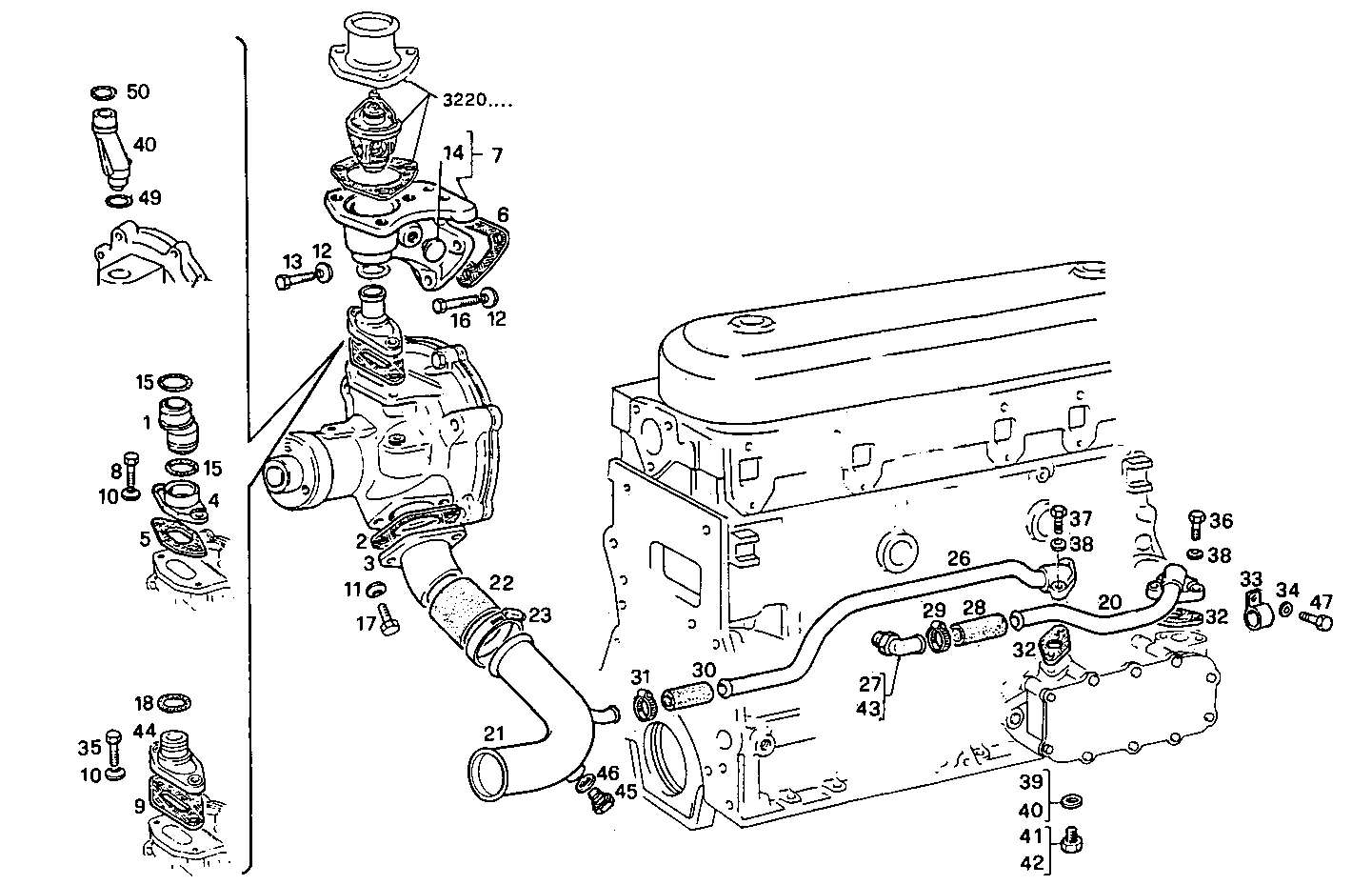 WATER LINES - 8041Si25.55 8041Si25 parts diagram