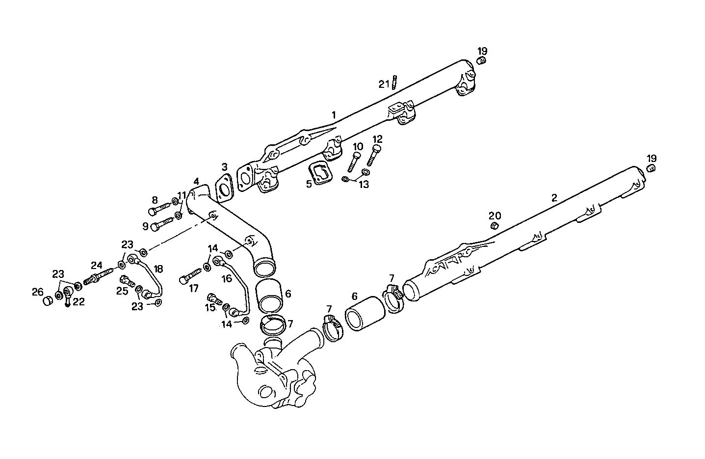 WATER LINES - 8281Si15.00A580 8281Si15 parts diagram