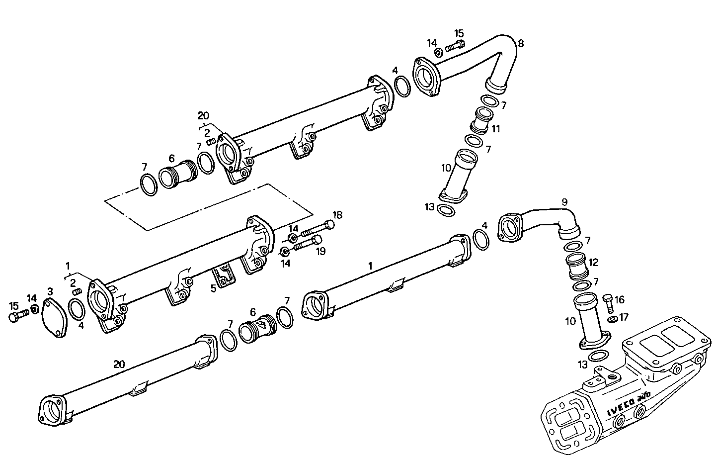 WATER LINES - 8291SRM75.10 8291SRM75 parts diagram