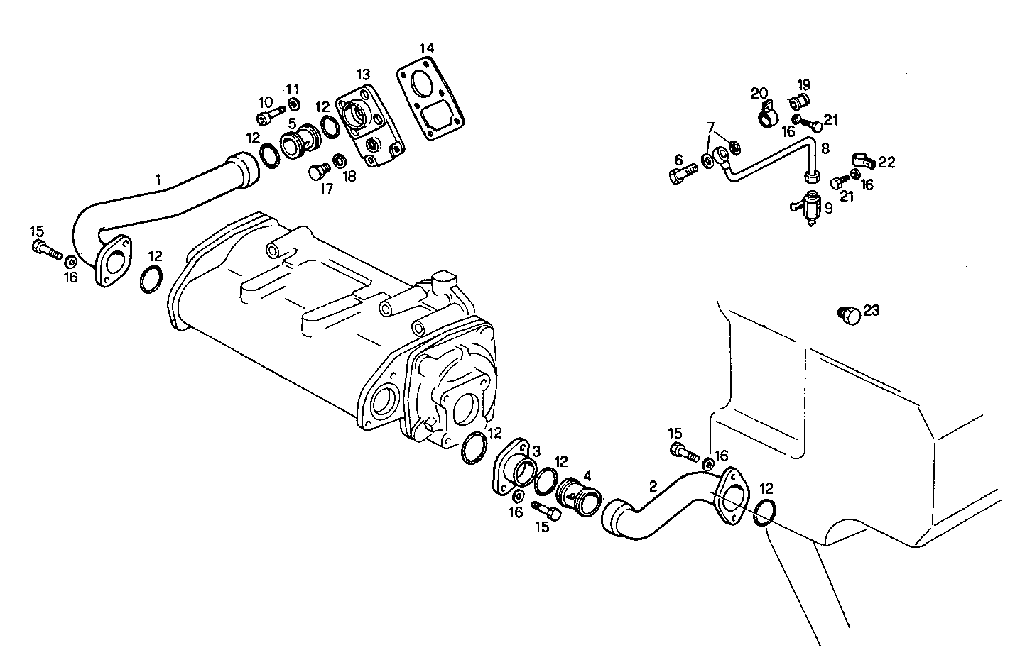 WATER LINES - 8291SRM75.10 8291SRM75 parts diagram