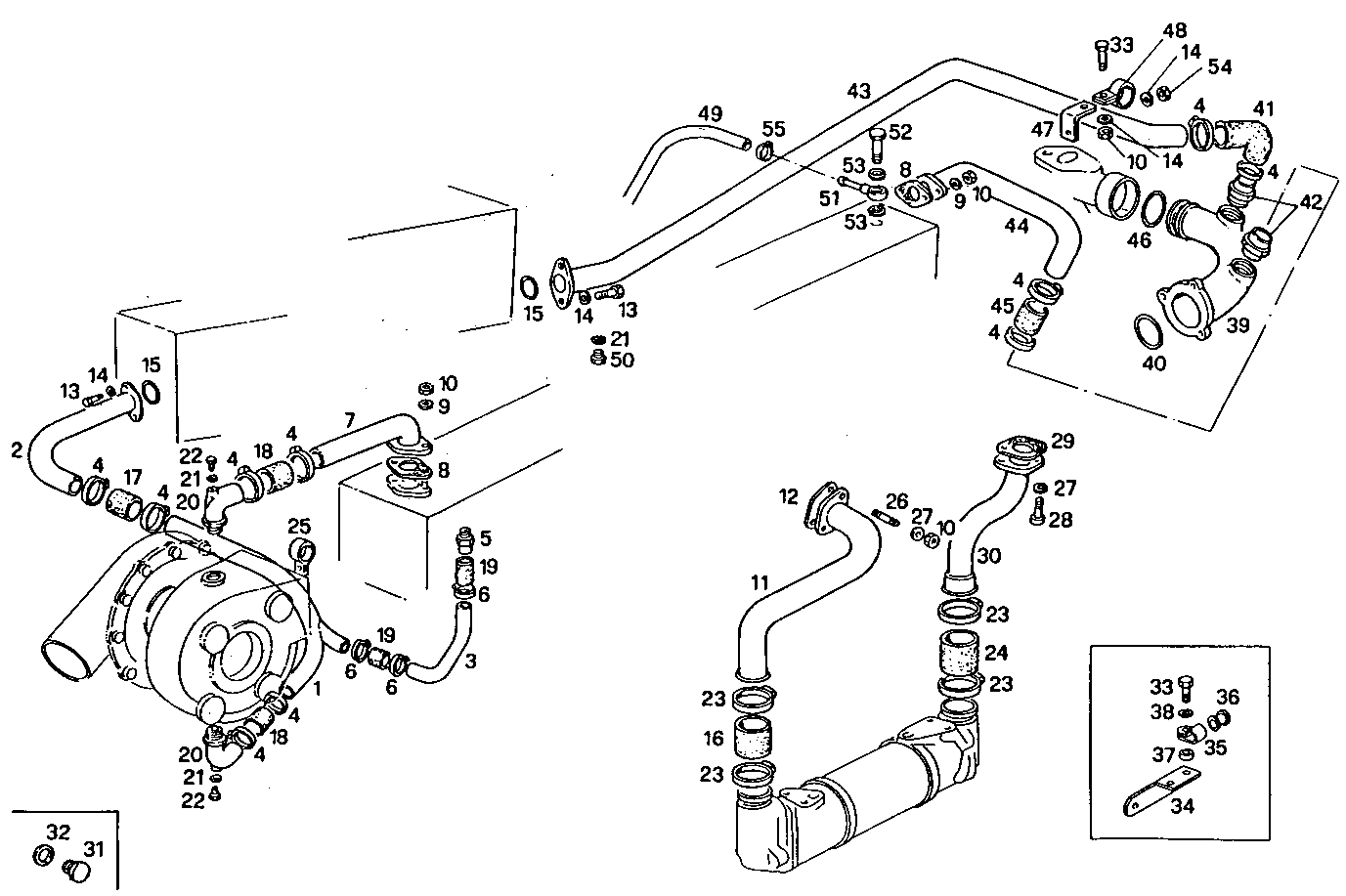 WATER LINES - 8210SRM36.32 8210SRM36 parts diagram