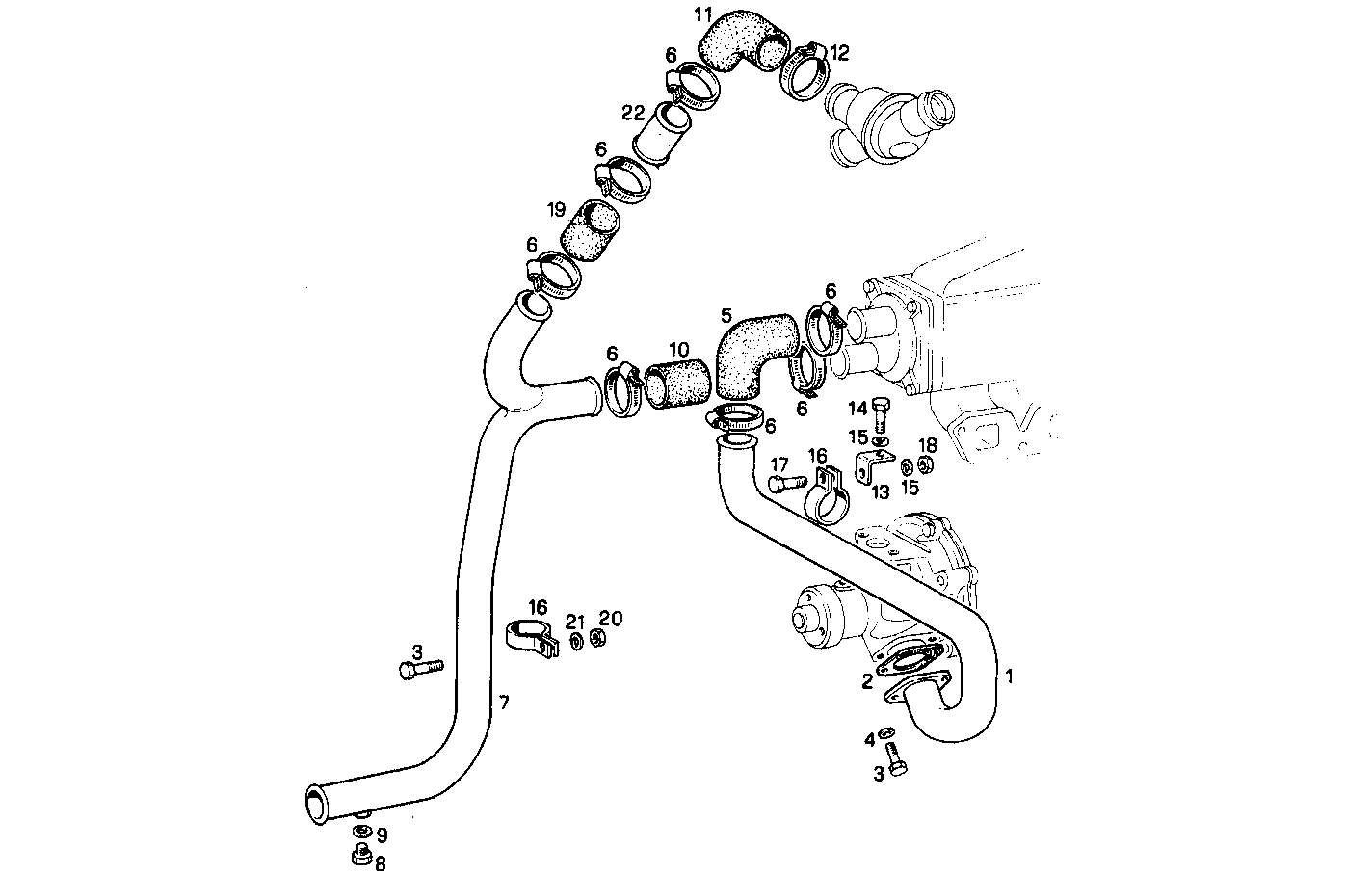 WATER LINES - 8061SRi10.05 8061SRi10 parts diagram