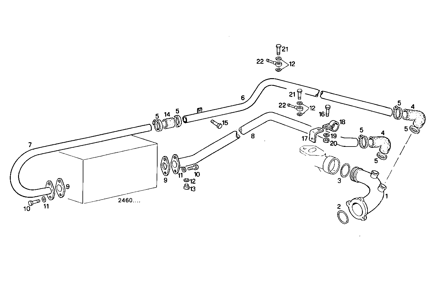 WATER LINES - 8210SRi12.01 8210SRi12 parts diagram