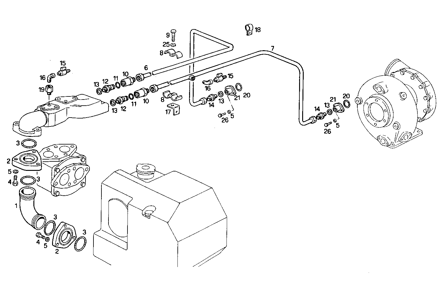 WATER LINES - 8291SRM75.11 8291SRM75 parts diagram