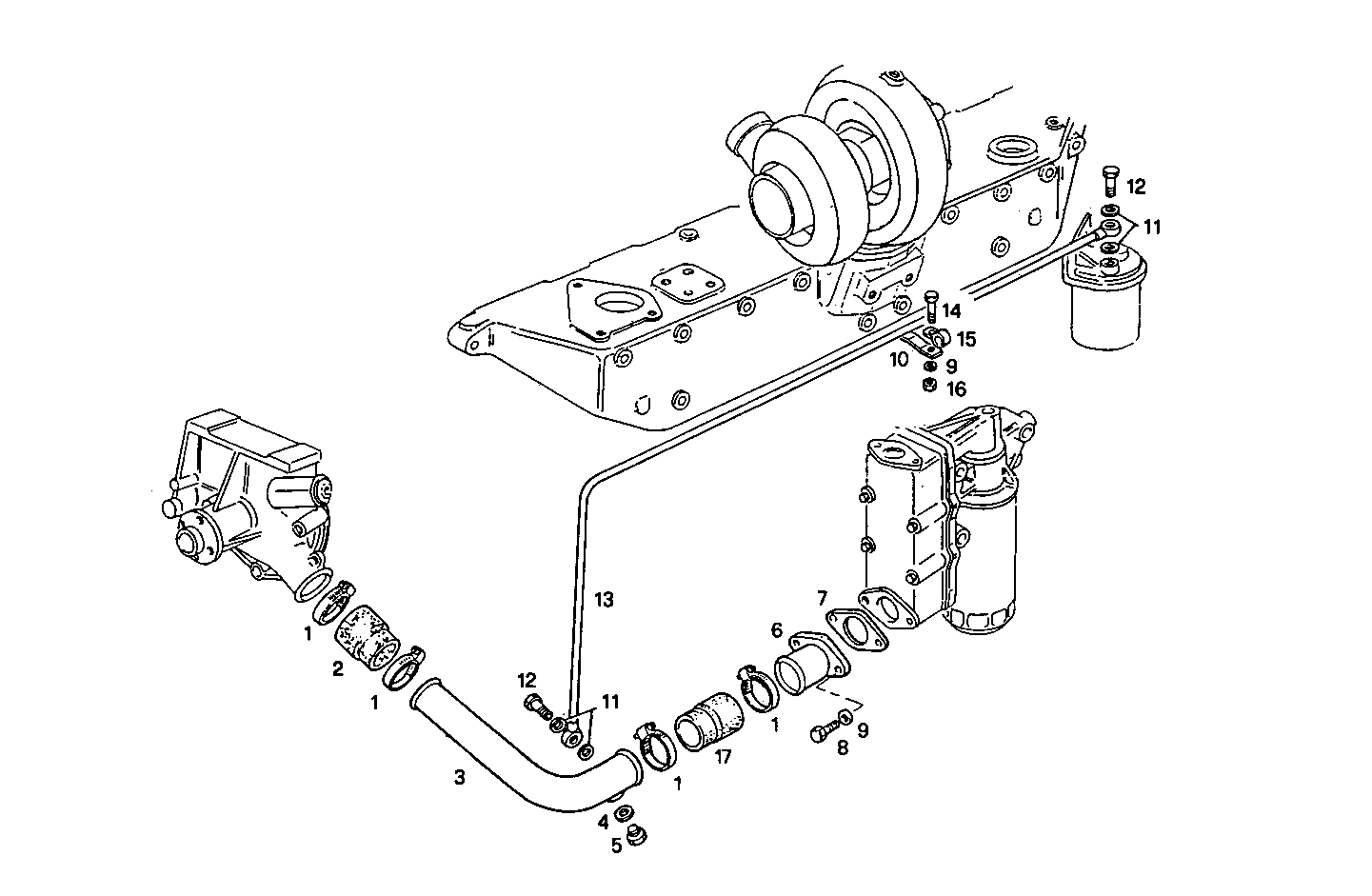 WATER LINES - 8361SRM40.00 8361SRM40 parts diagram