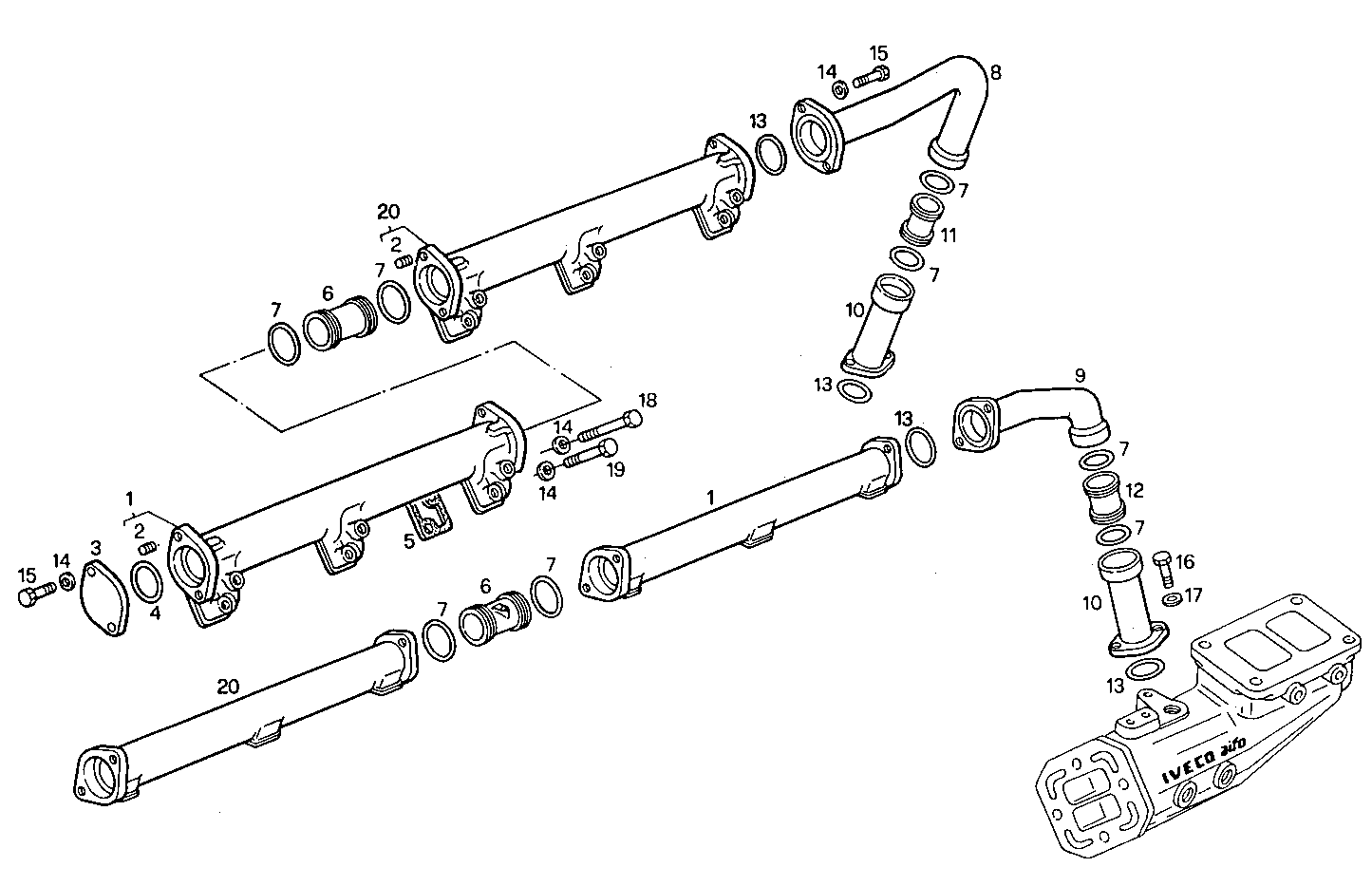 WATER LINES - 8291SRM75.32 8291SRM75 parts diagram