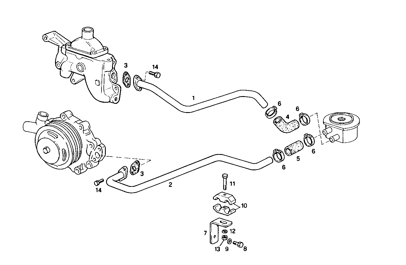 WATER LINES parts diagram