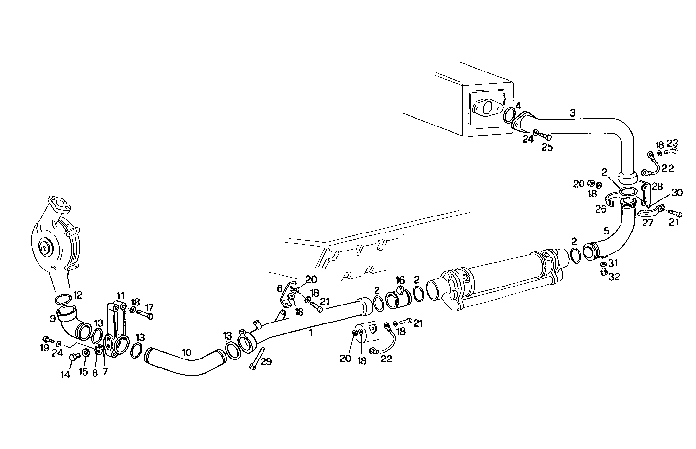 WATER LINES - 8281SRM70.30 8281SRM70 parts diagram