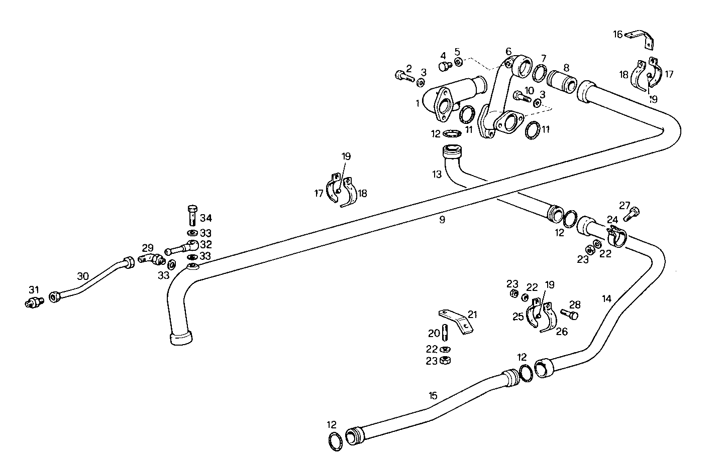 WATER LINES - 8281SRM44.30 8281SRM44 parts diagram