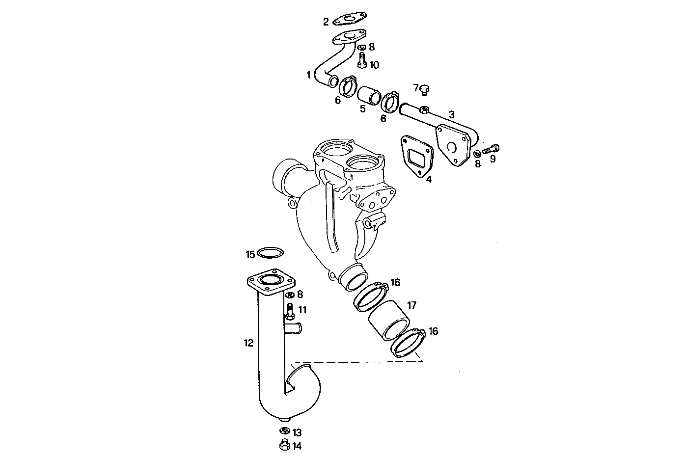 WATER LINES - 8460SRM50.10A002 8460SRM50 parts diagram