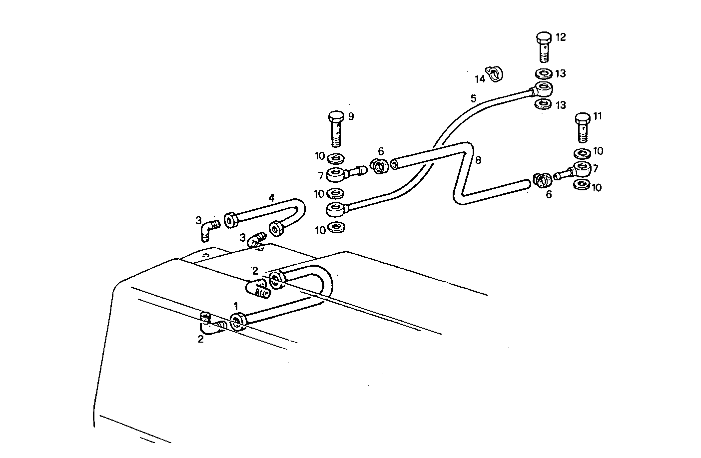 WATER LINES - 8460SRM50.10A002 8460SRM50 parts diagram