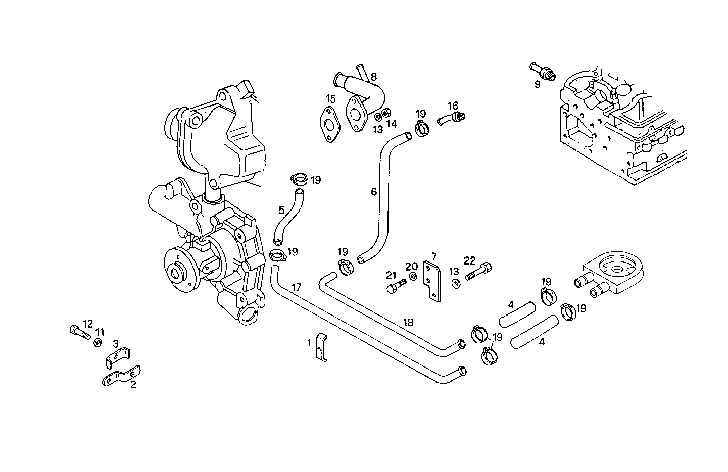 WATER LINES - 8141C00.00 8141C00 parts diagram