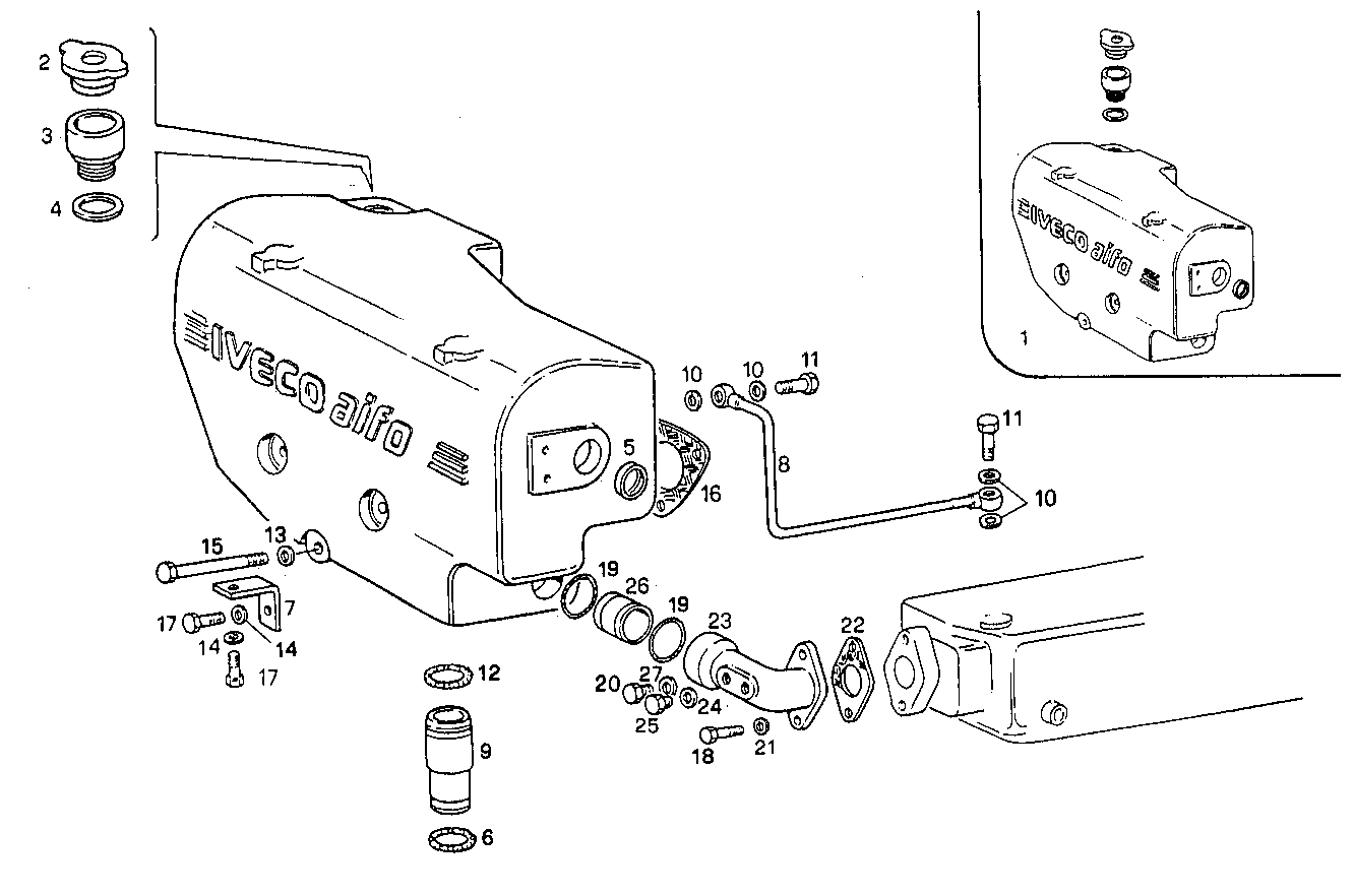 WATER LINES - 8061SM20.30 8061SM20 parts diagram