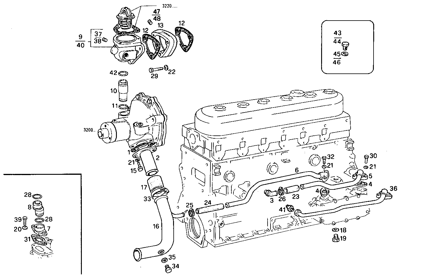 WATER LINES - 8061C05.01 8061C05 parts diagram