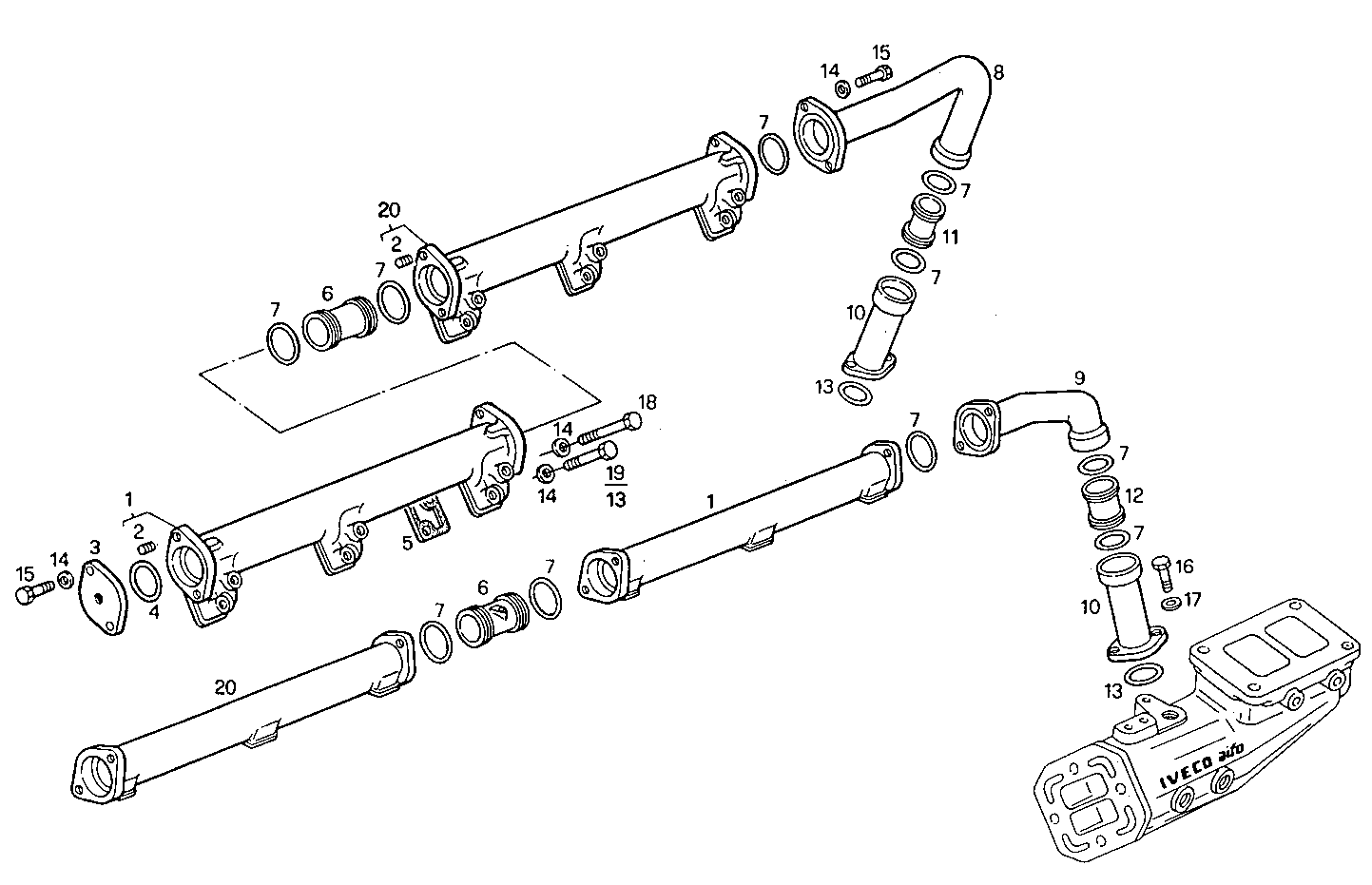 WATER LINES - 8291SRM85.12 8291SRM85 parts diagram