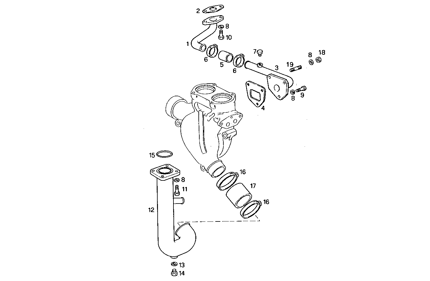 WATER LINES - 8460SRM28.13 8460SRM28 parts diagram