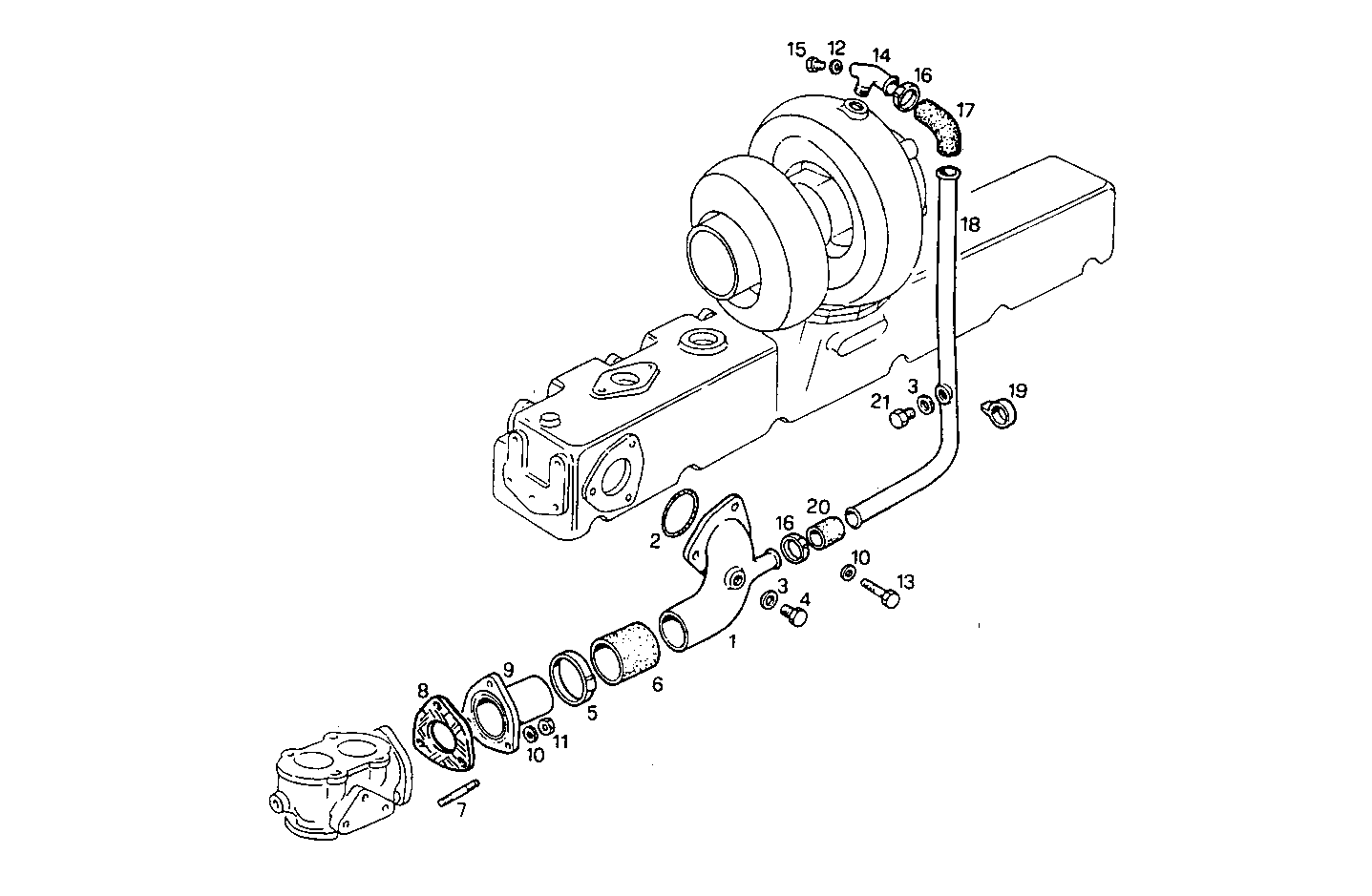 WATER LINES - 8460SRM28.13 8460SRM28 parts diagram