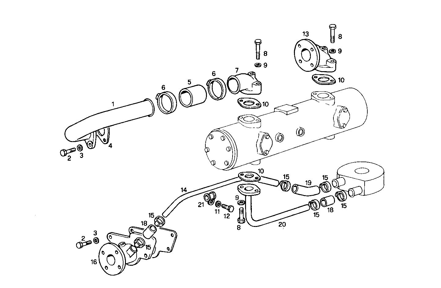 WATER LINES parts diagram