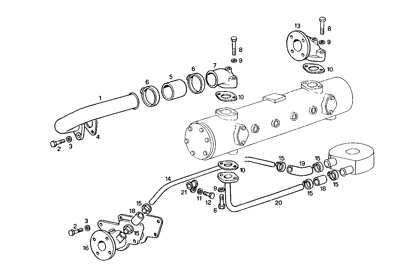 WATER LINES parts diagram