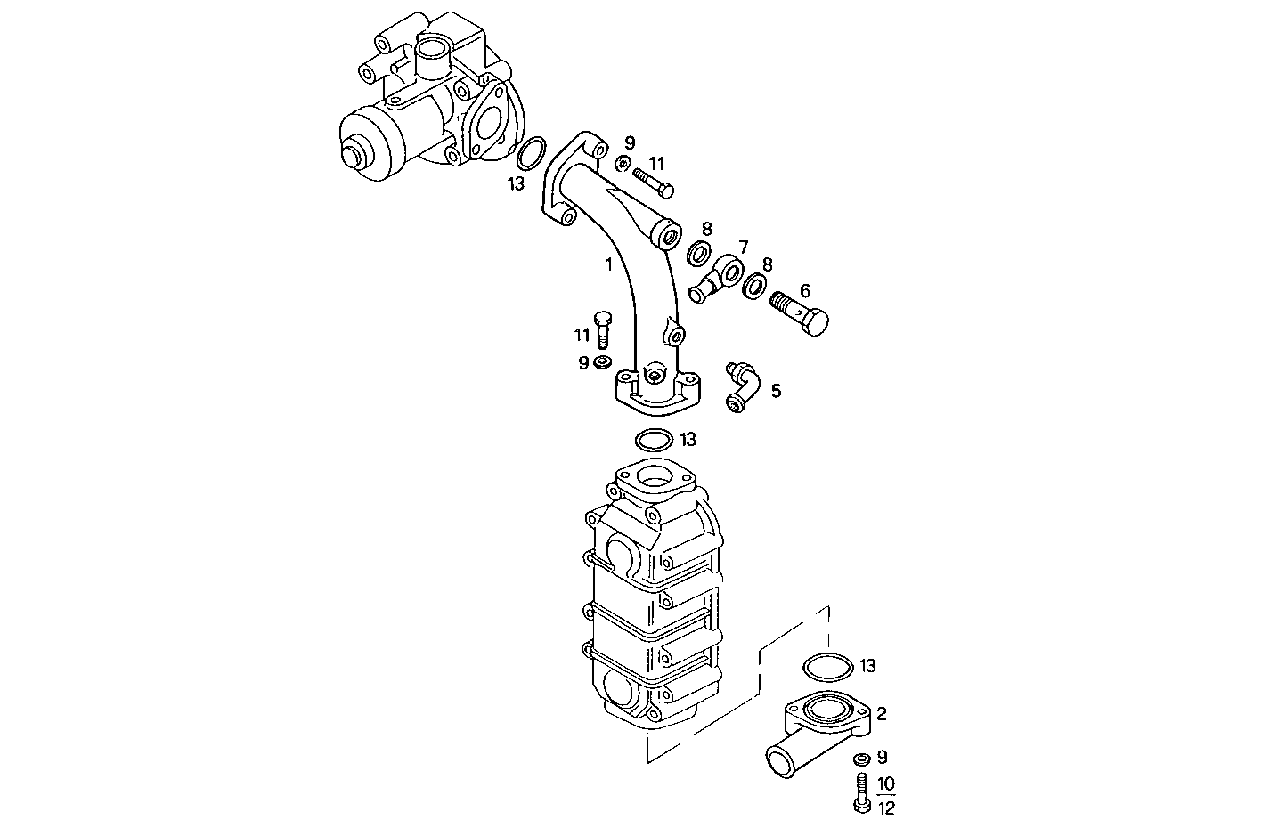 WATER LINES - 8060SRC23.10 8060SRC23 parts diagram