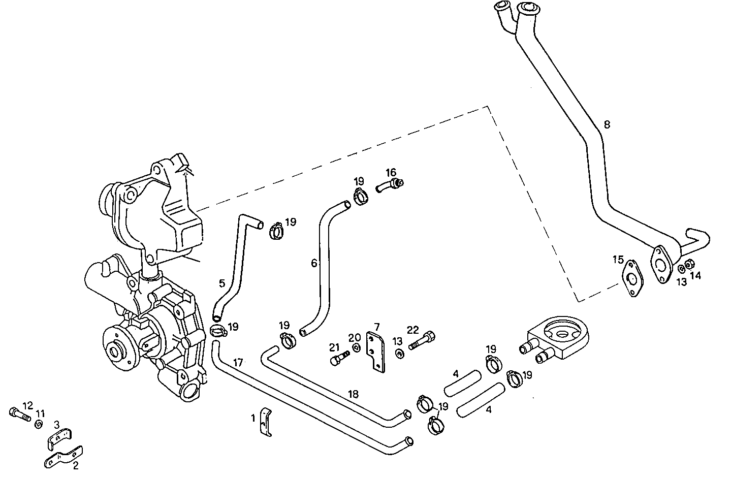 WATER LINES - 8141C67.03A005 8141C67 parts diagram
