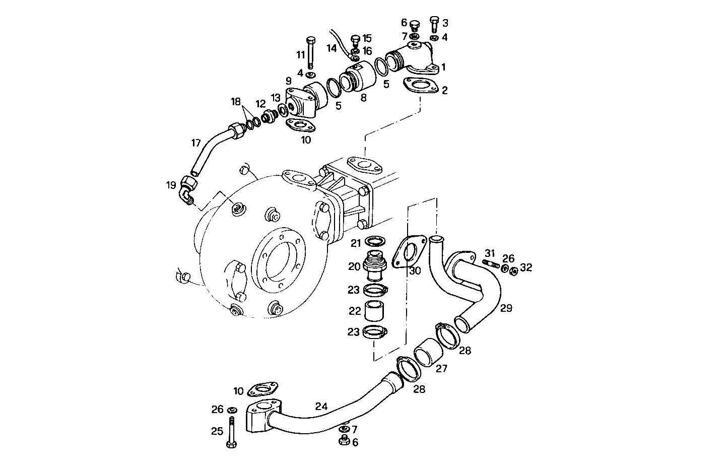 WATER LINES - 8210SM27.10 8210SM27 parts diagram