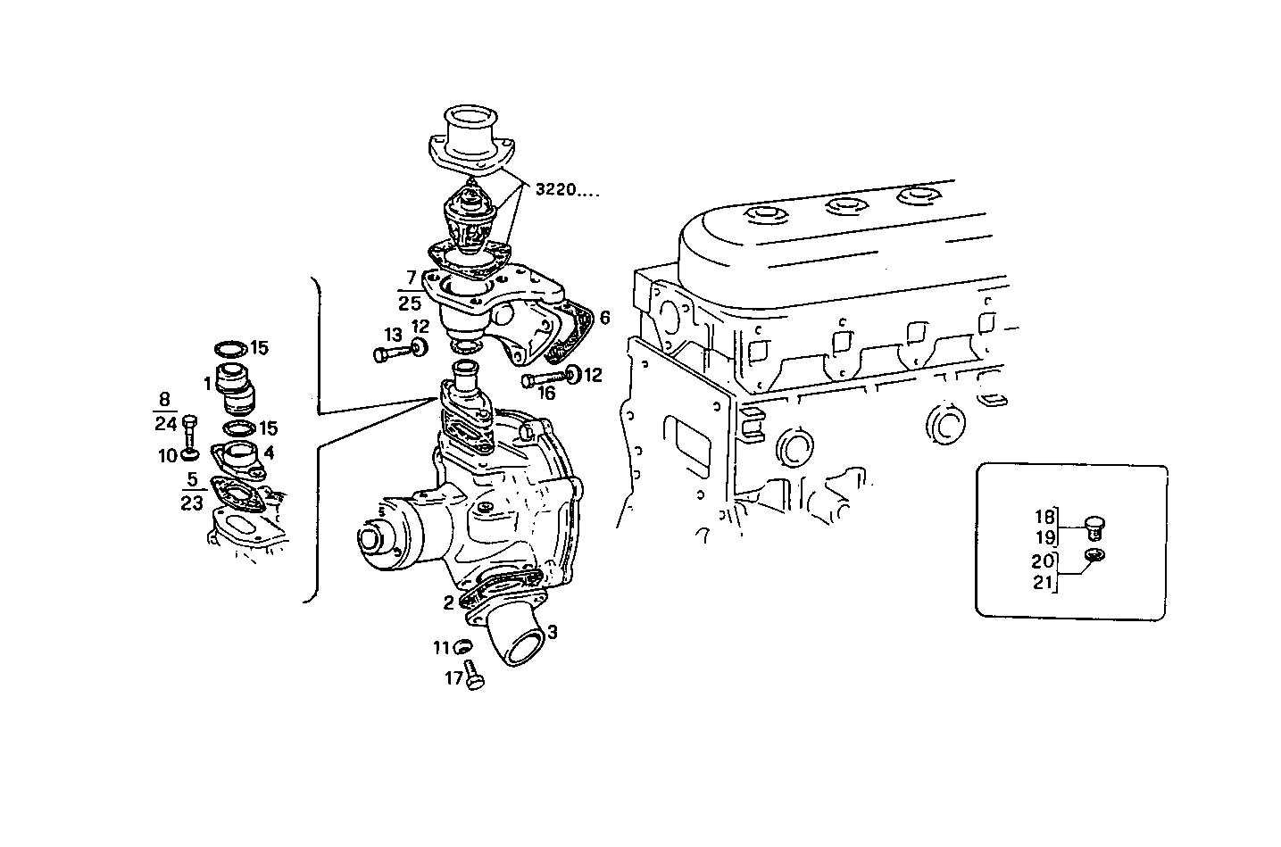 WATER LINES - 8061M12.00 8061M12 parts diagram