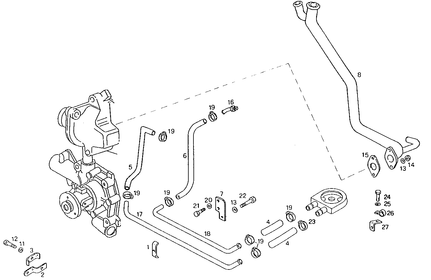 WATER LINES - 8140C00.00A006 8140C00 parts diagram
