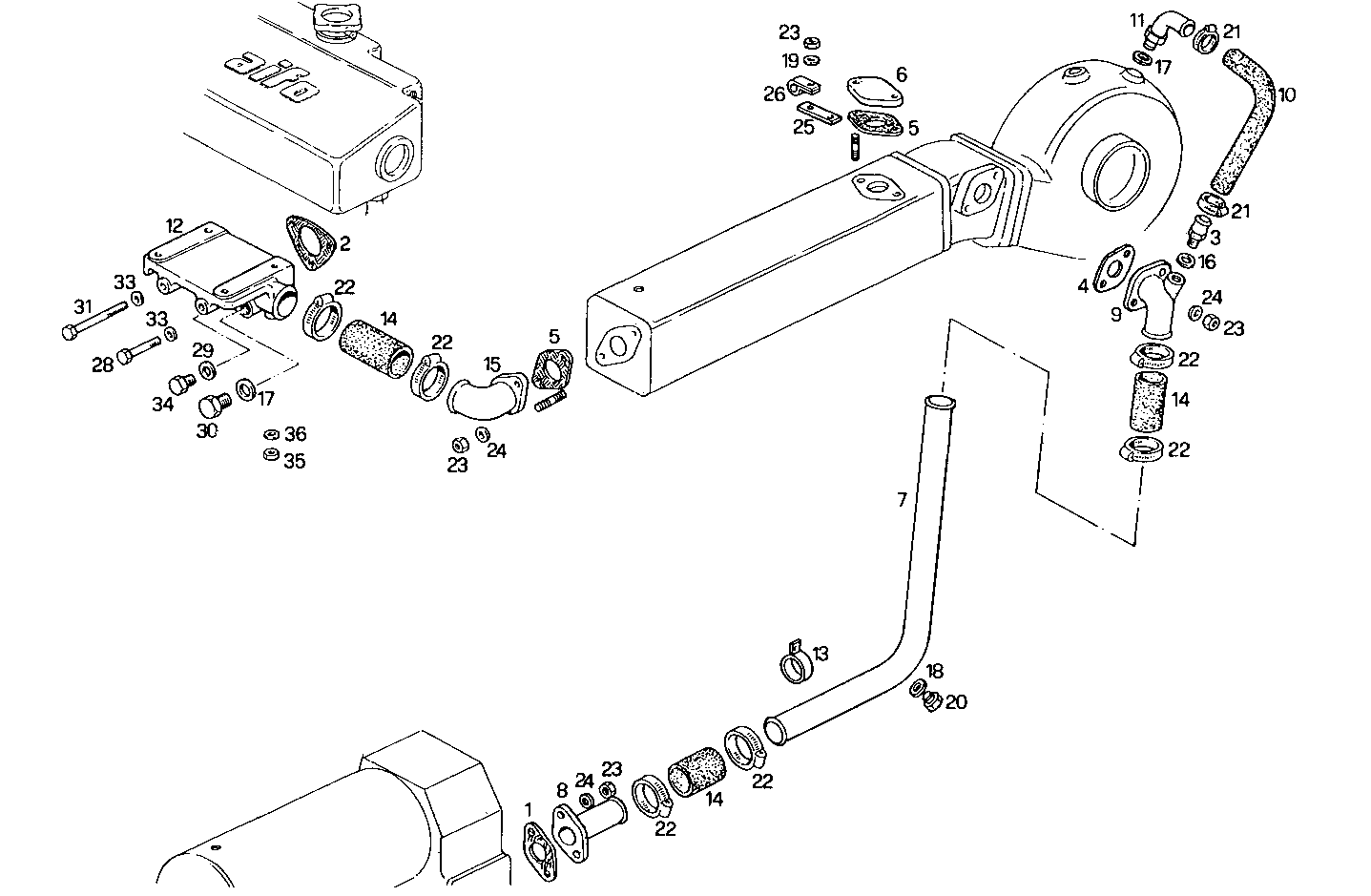 WATER LINES - 8040SRM16.10 8040SRM16 parts diagram