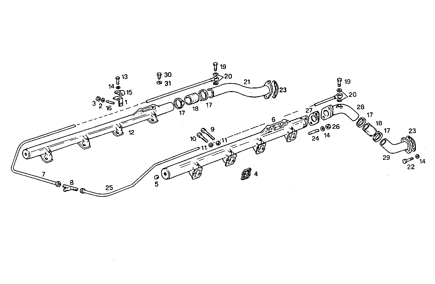 WATER LINES - 8281M32.10 8281M32 parts diagram