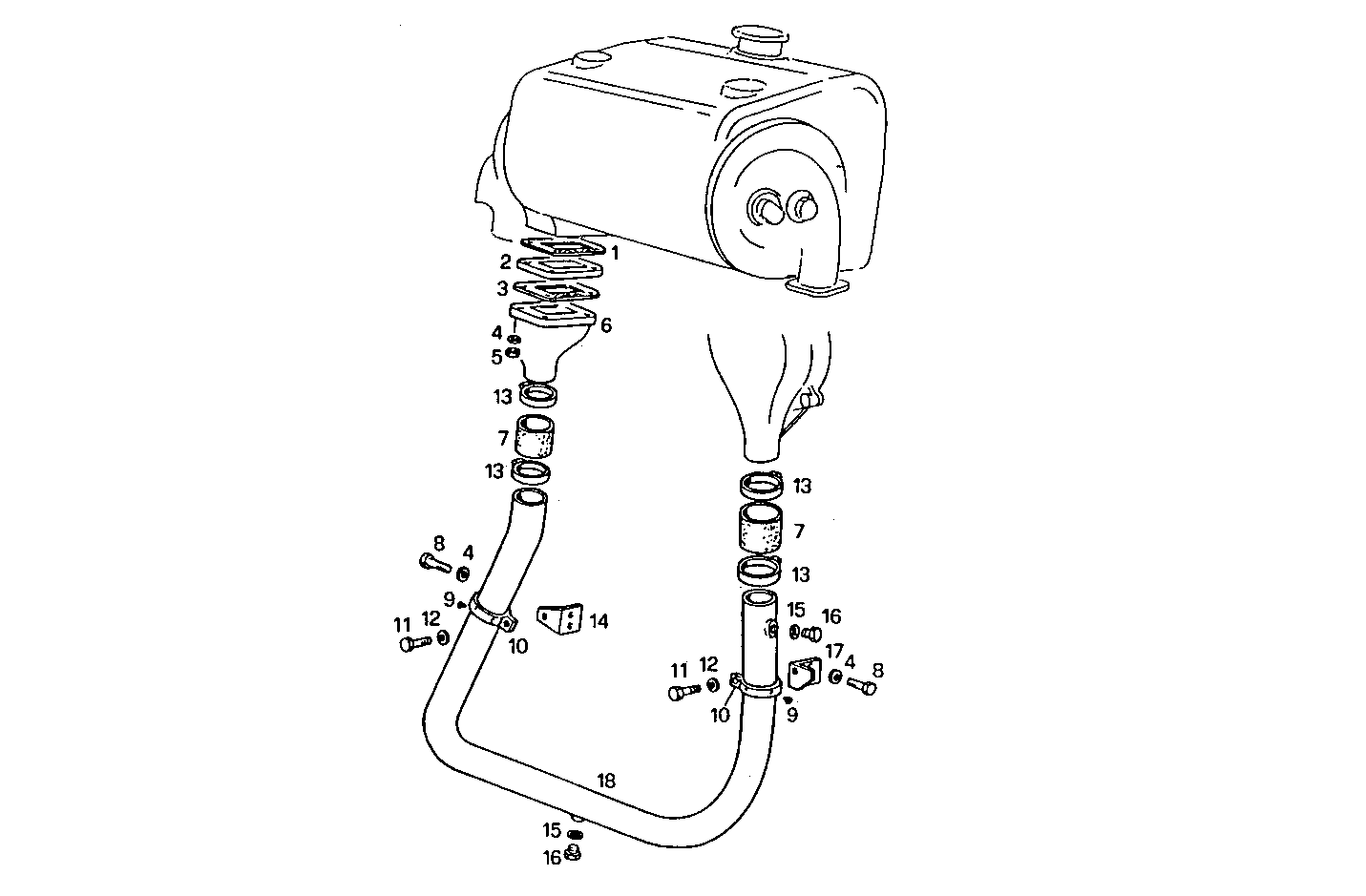WATER LINES - 8281M32.10 8281M32 parts diagram