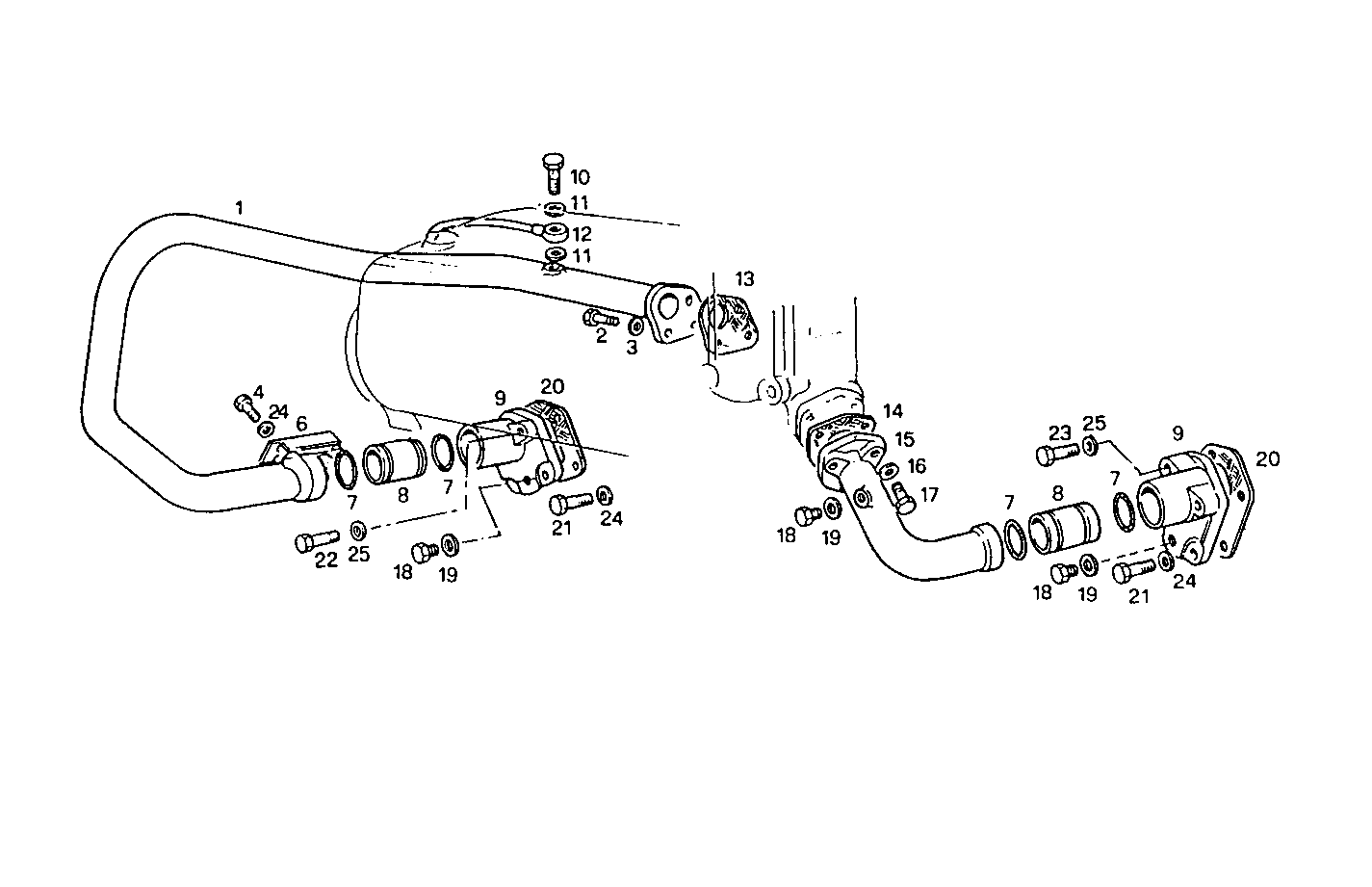 WATER LINES - 8281M32.10 8281M32 parts diagram