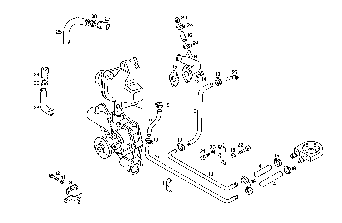 WATER LINES - 8140C00.00A005 8140C00 parts diagram