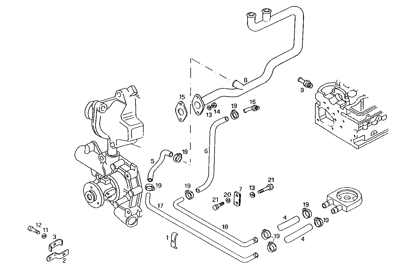 WATER LINES - 8140SC00.60 8140SC00 parts diagram