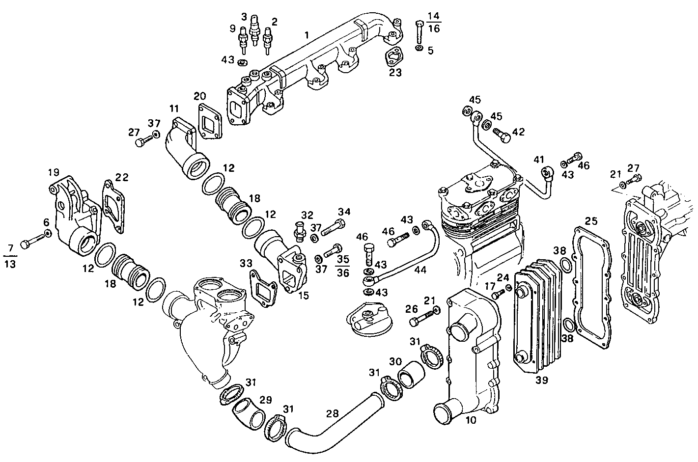 WATER LINES - 8460SRC22.00 8460SRC22 parts diagram
