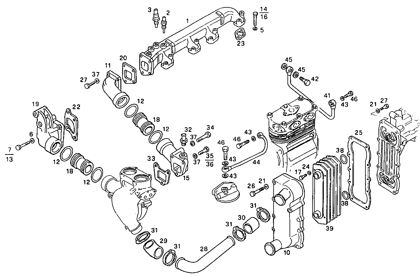 WATER LINES - 8460SRC21.00 8460SRC21 parts diagram