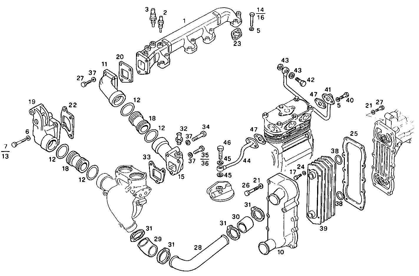 WATER LINES - 8460SRC21.10 8460SRC21 parts diagram