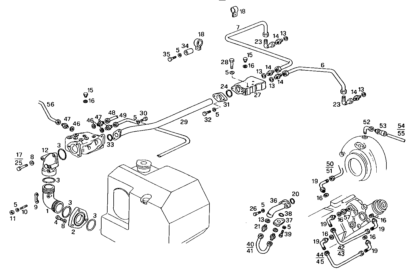 WATER LINES - 8291SRM12.12A001 8291SRM12 parts diagram