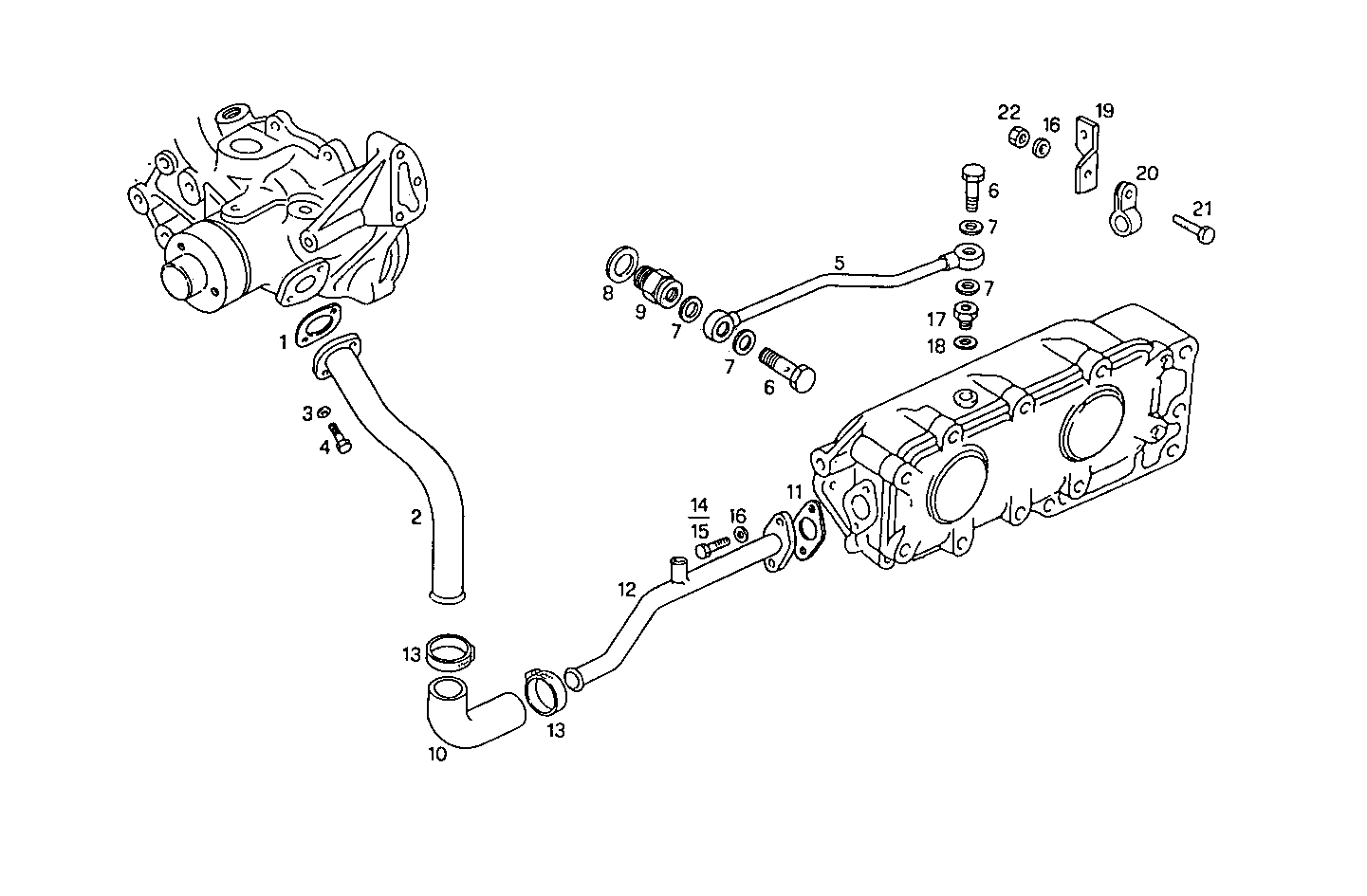 WATER LINES - 8065M12.21 8065M12 parts diagram
