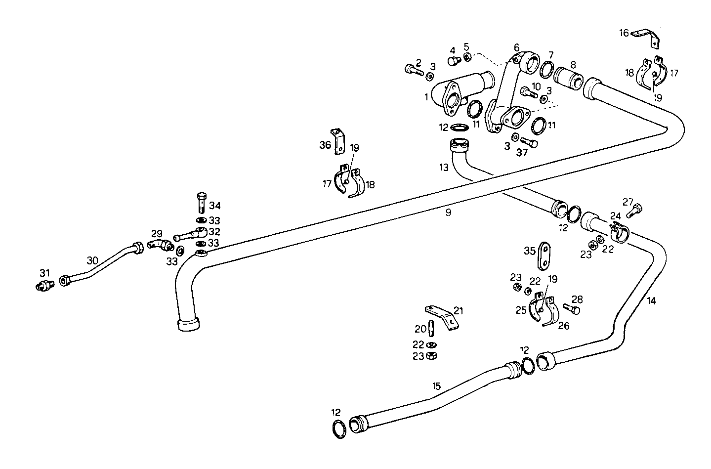 WATER LINES - 8281SRM50.31 8281SRM50 parts diagram