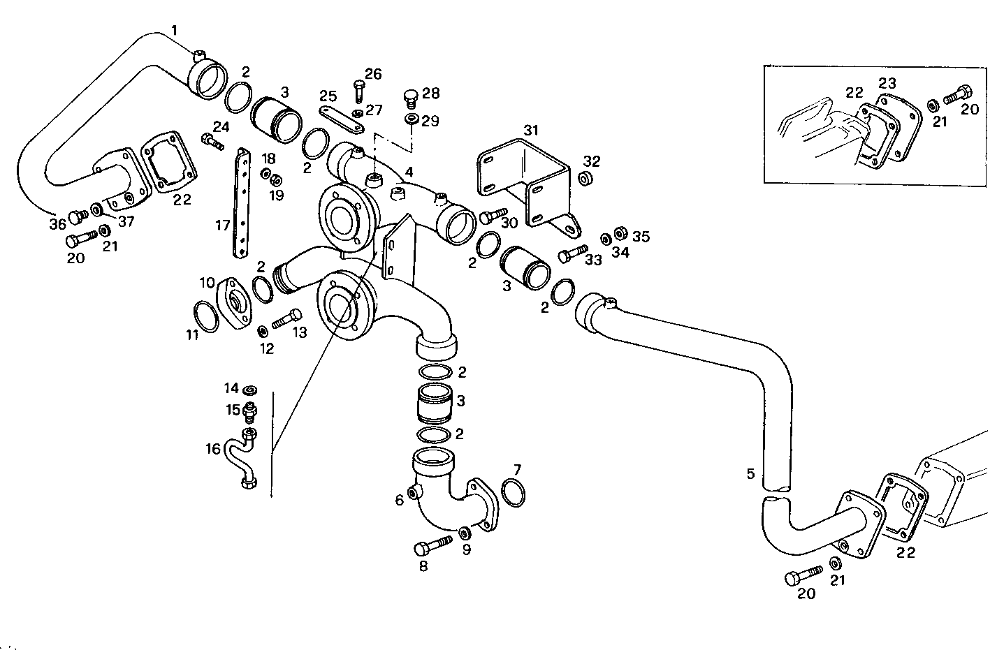 WATER LINES - 8281SRG75.10 8281SRG75 parts diagram