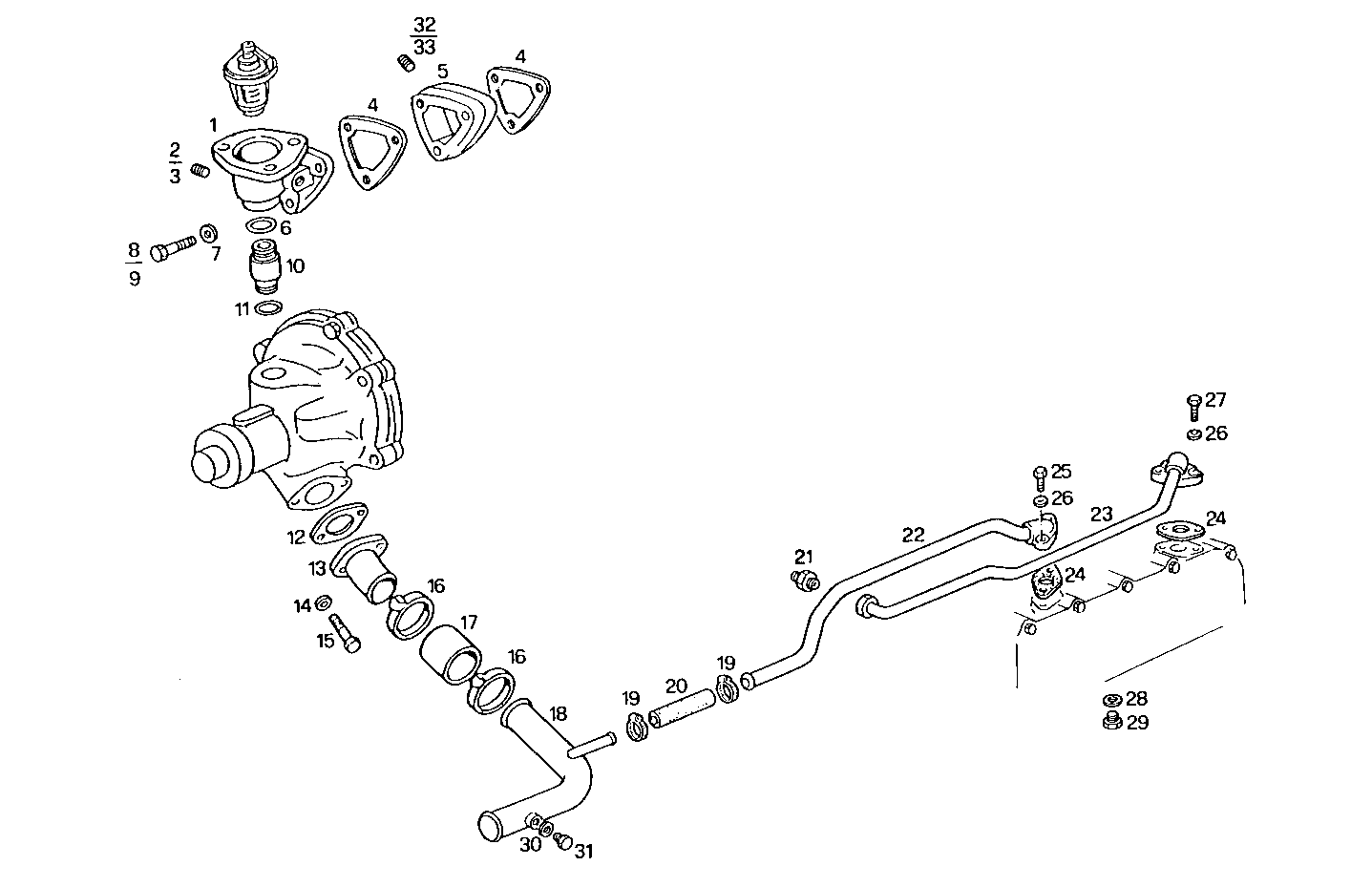 WATER LINES - 8061Si07.05A552 8061SI07 parts diagram