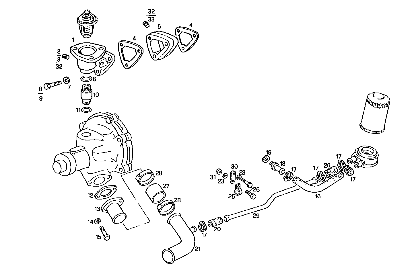 WATER LINES - 8041i40.55 8041i40 parts diagram