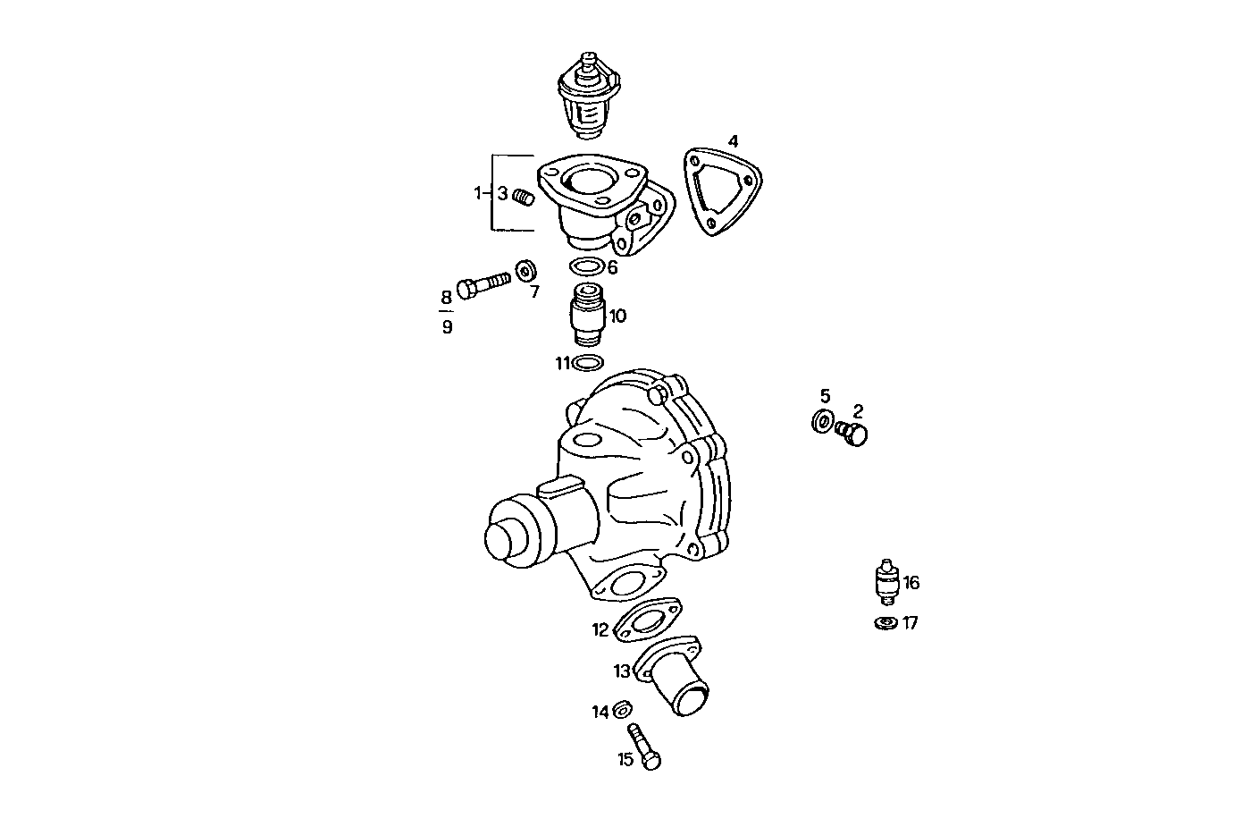 WATER LINES - 8045E00.59A008 8045E00 parts diagram