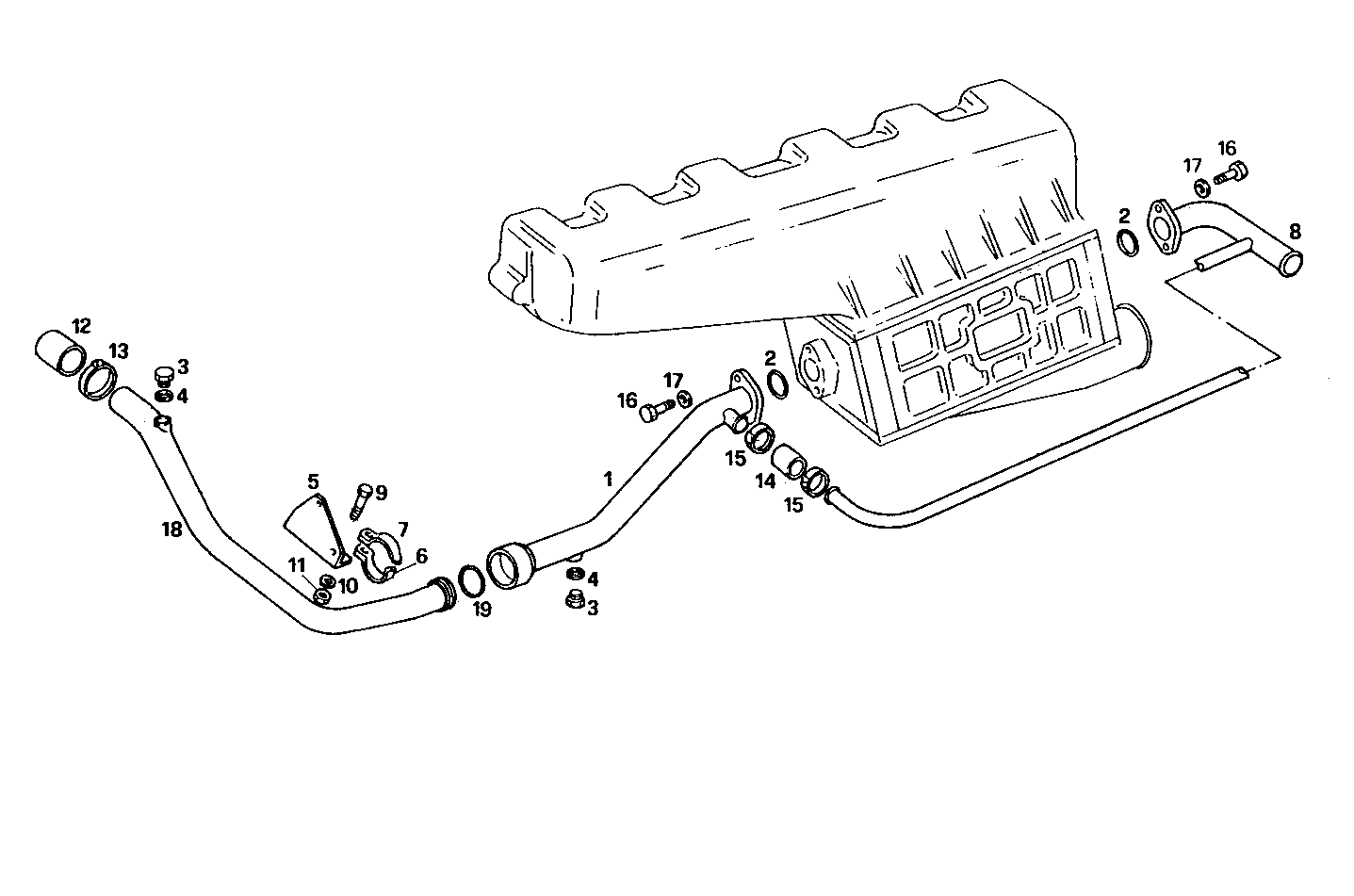 WATER LINES - 8210SRM40.30 8210SRM40 parts diagram