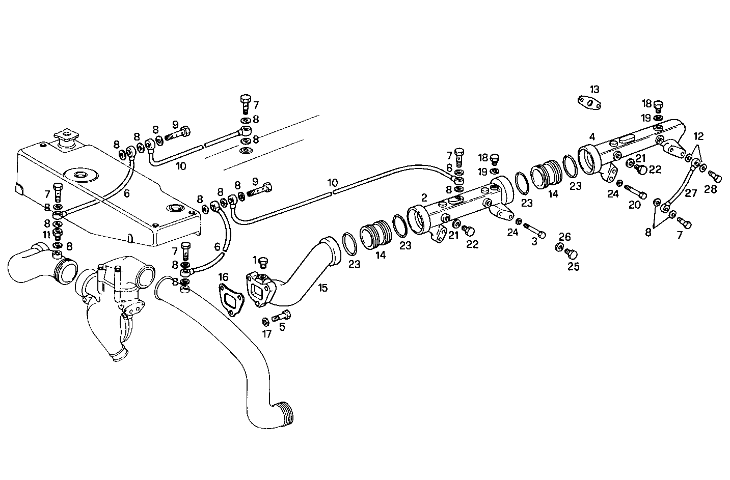 WATER LINES - 8210SRE10.00 8210SRE10 parts diagram