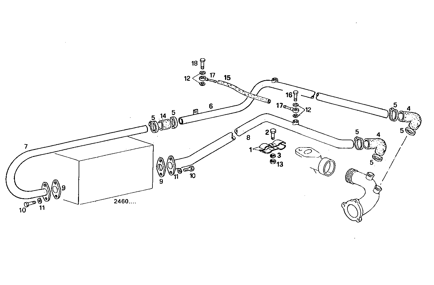 WATER LINES - 8210SRi40.00 8210SRi40 parts diagram