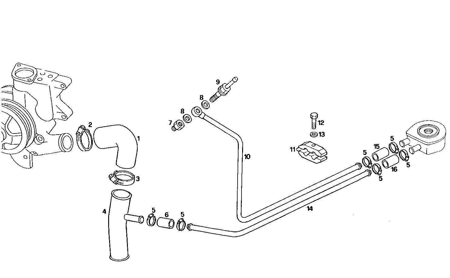 WATER LINES - 7450E00.00 7450E00 parts diagram